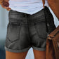 Natalie – gerippte jeansshorts für frühling/sommer - LOVEZOE