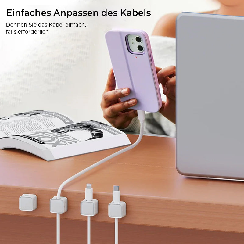 Magnetischer Kabelspeicher-Organizer