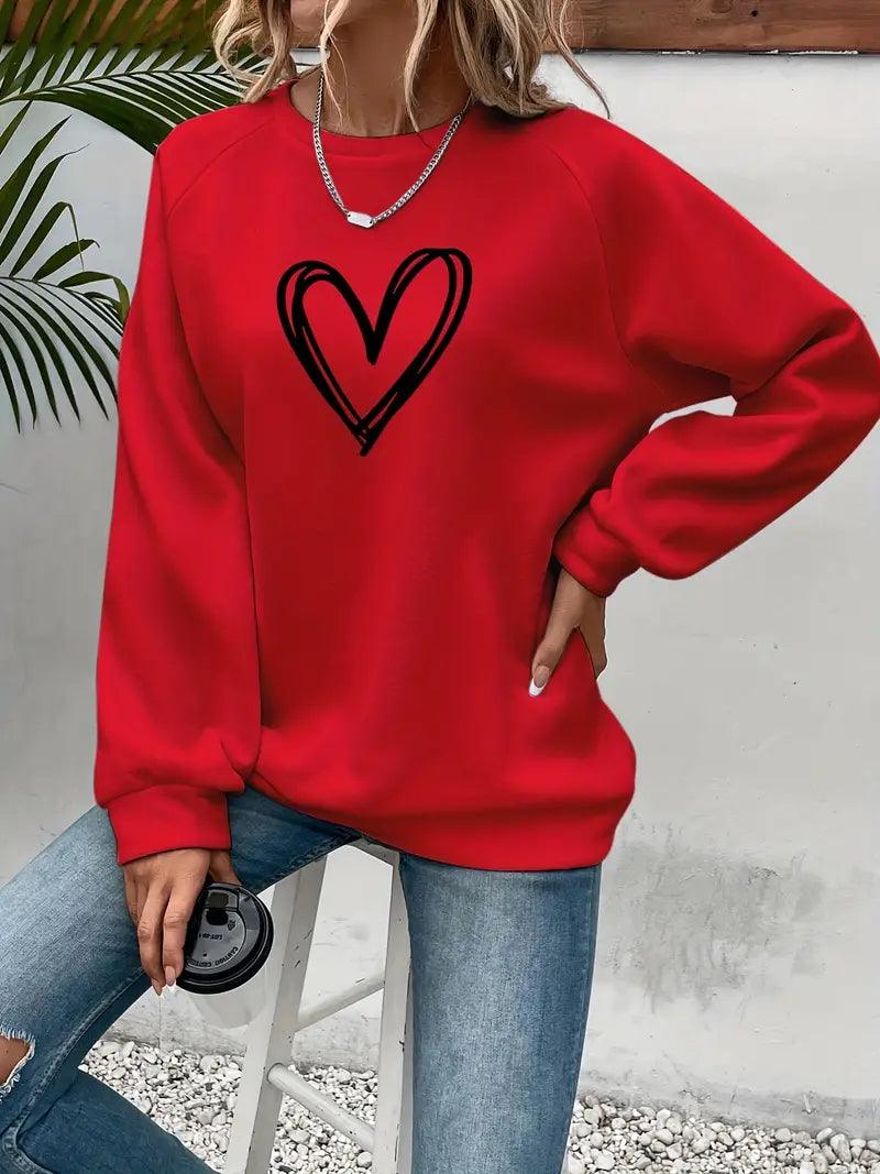 Emily – eleganter pullover mit herzmuster - LOVEZOE