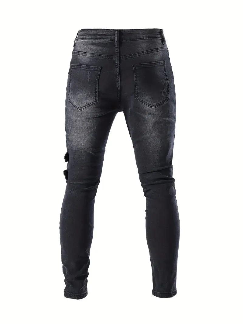 Mason – lässige bikerjeans für herren - LOVEZOE