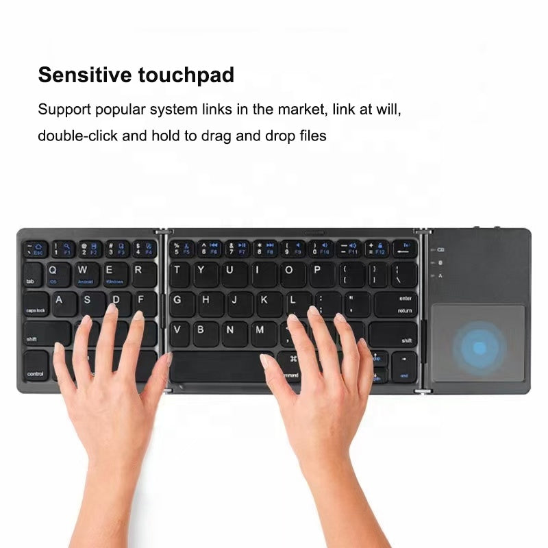 Klappbare Bluetooth-Tastatur