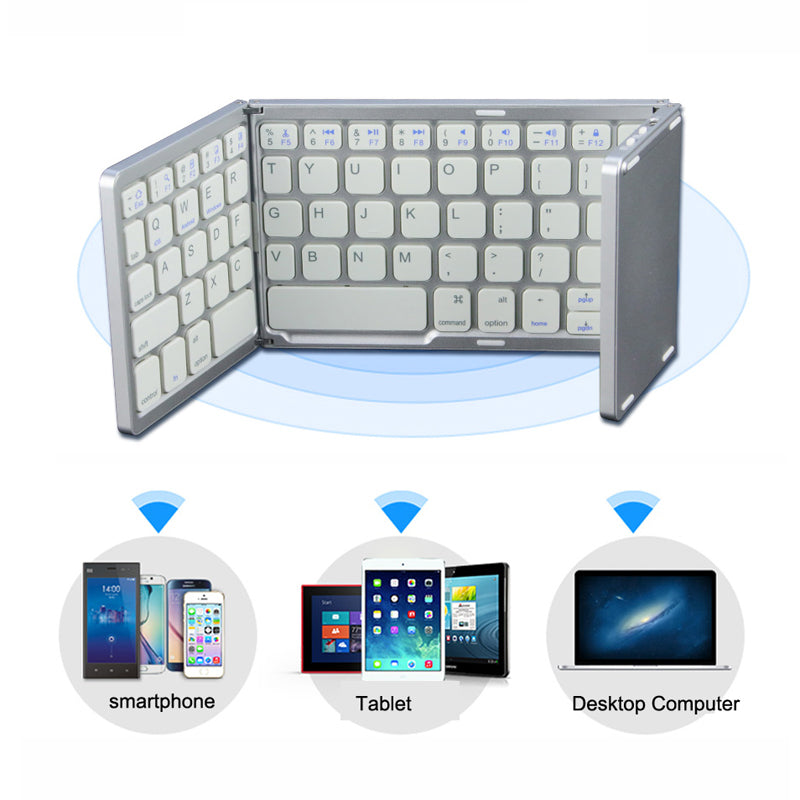 Klappbare Bluetooth-Tastatur