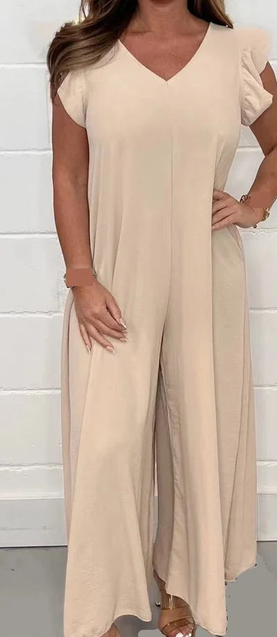 Lässiger Jumpsuit mit weitem Bein