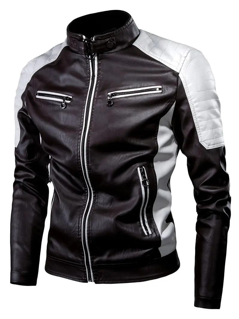 Simon – stylische bikerjacke für herren - LOVEZOE