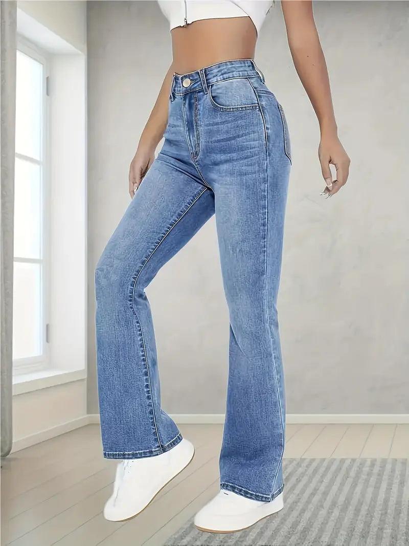 Charlotte – elegante straight-jeans für den frühling - LOVEZOE