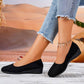 Sophia – solide slip-on-schuhe mit flacher sohle - LOVEZOE