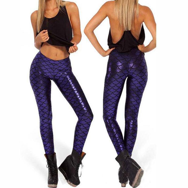 Reflektierende Leggings für Meerjungfrauen