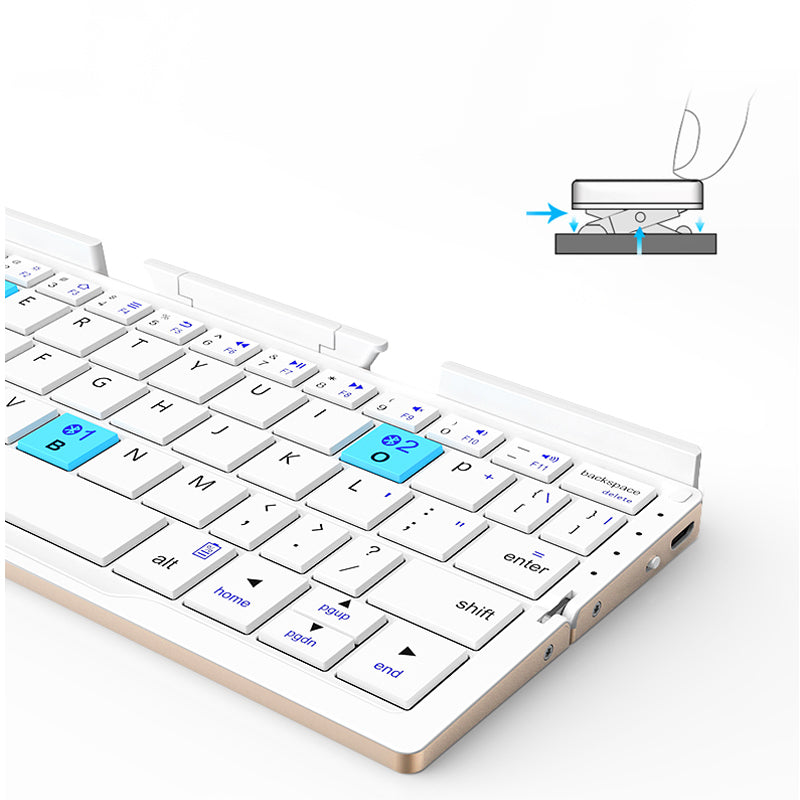 Faltbare Bluetooth-Tastatur