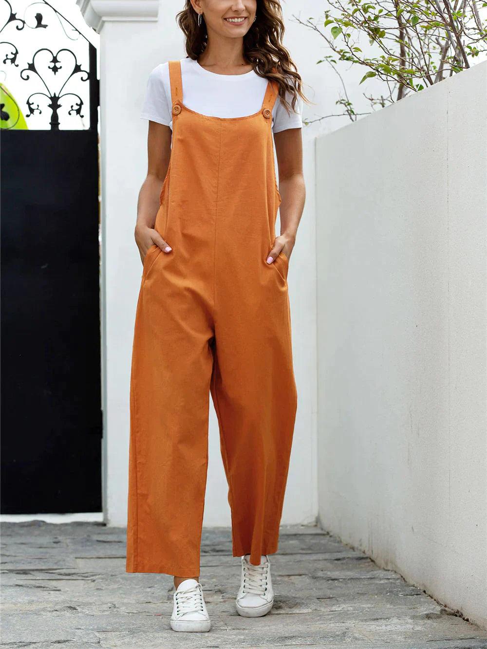 Luisa - Bequemer Jumpsuit für den Sommer - LOVEZOE