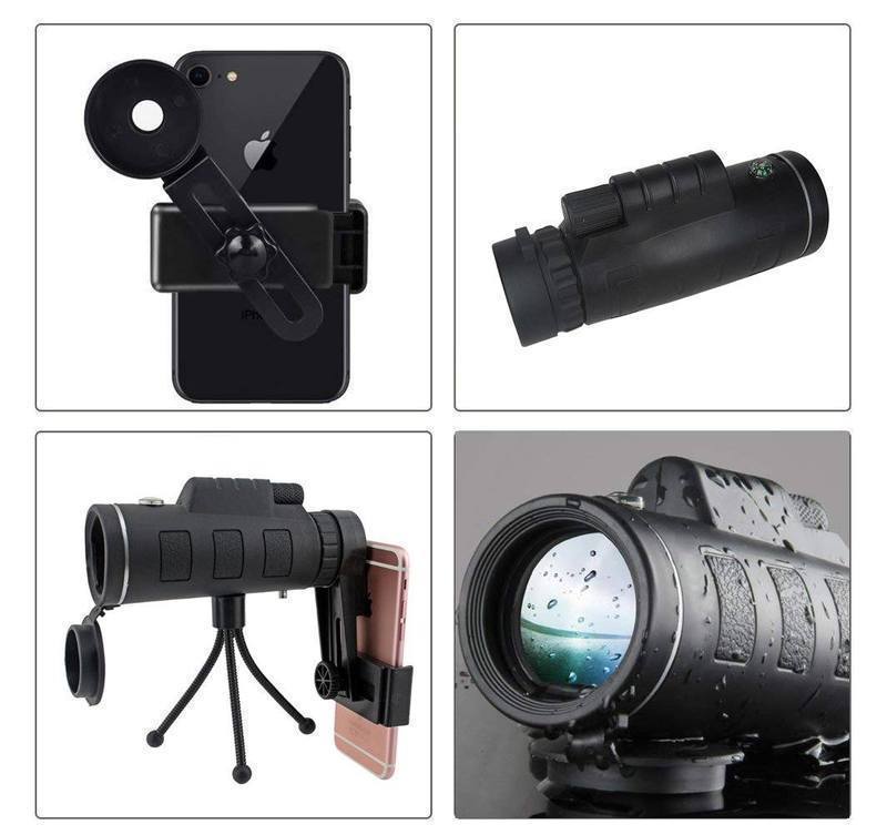 Bequee Monocular Telescope, 12x50 High Power wasserdichtes Fogproof