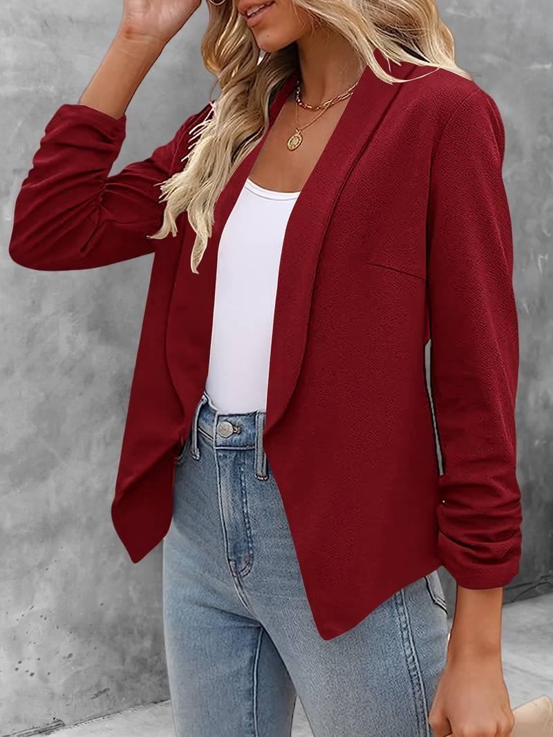 Isabella – stilvoller blazer mit offener vorderseite - LOVEZOE