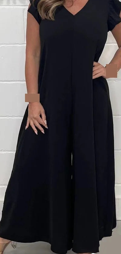 Lässiger Jumpsuit mit weitem Bein