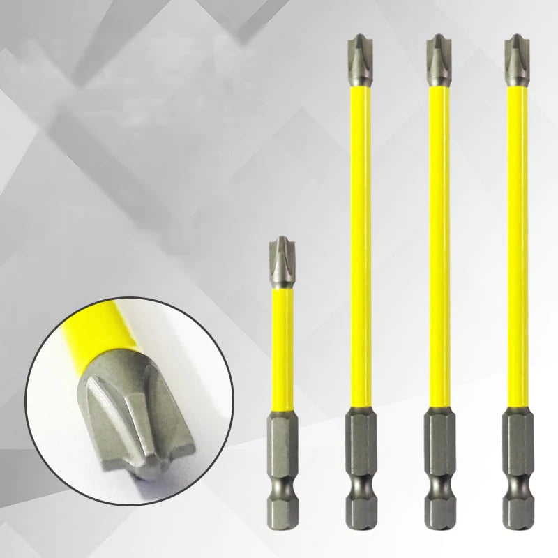 Kreuz- und Schlitzschraubendreherbits für Elektriker (5 Stück)