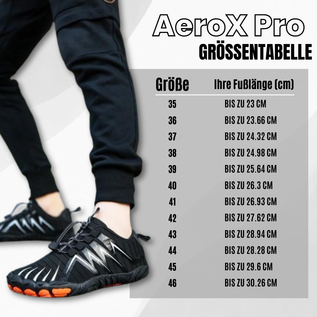 AeroX™ Pro - ergonomischer schmerzlindernder Barfußschuh