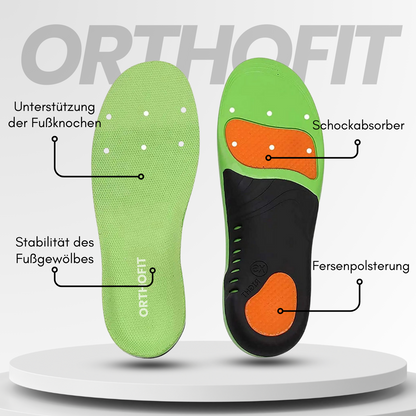 Orthofit™ - ergonomisch schmerzlindernde Einlagen für alle Schuhe (2 Stück für beide Füße)