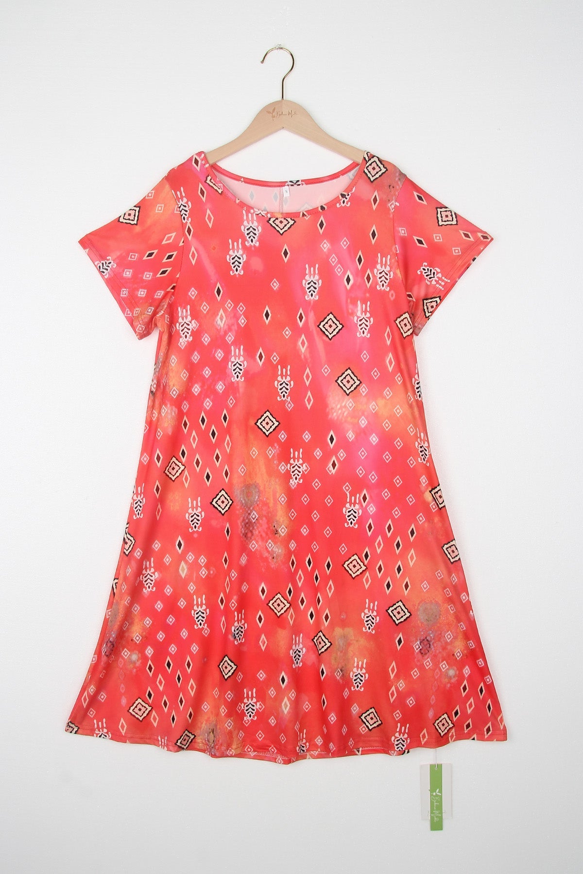 CoralDiamonds Ethno-Kleid