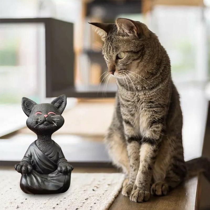 Engeliebe Buddha Katze