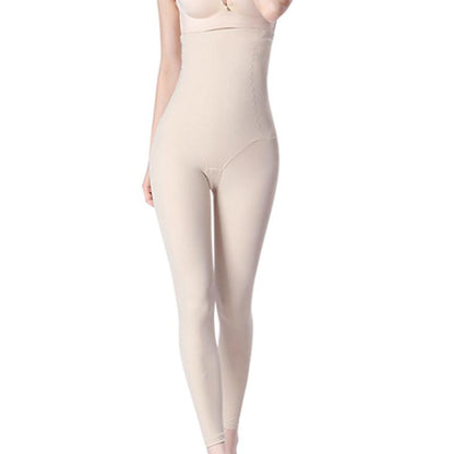 Damen Shapewear Leggings mit Bein Taillenformer Shaper