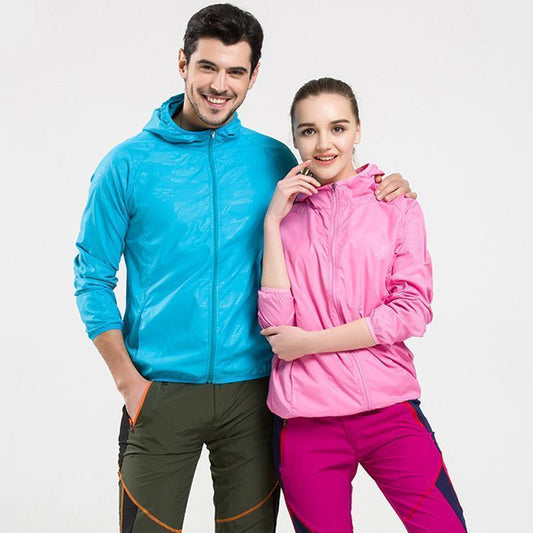 Leichte wasserdichte Windjacke UV-Schutz Wear