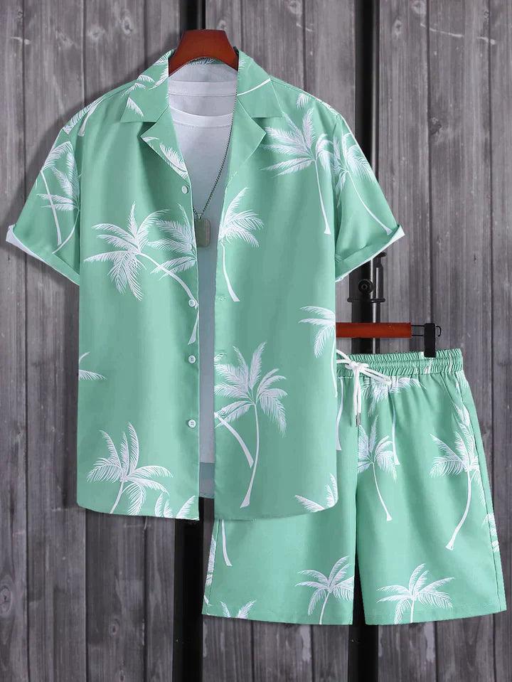 Dalex™ Tropical Breeze Palm Tree Print Set - LOVEZOE