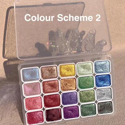 20 Farben Aquarellmalerei Satz