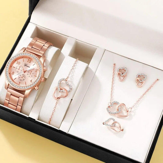 Zaria | 6er Set Uhr und Schmuck - LOVEZOE