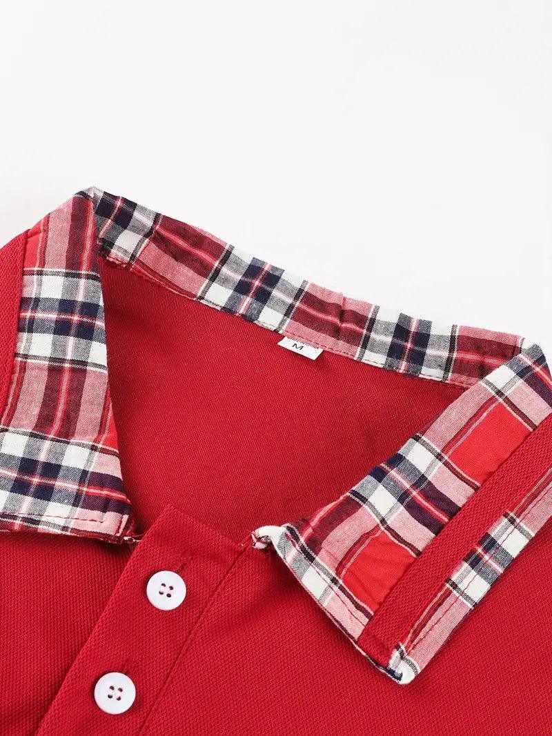 Jason – lässiges button-up mit v-ausschnitt für herren - LOVEZOE