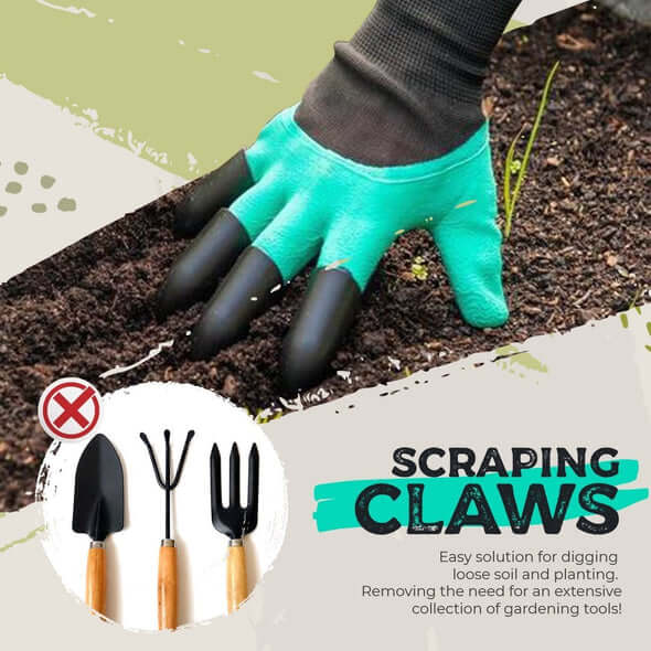 1+2 Gratis | DigMaster™️ Gartenkrallen-Schutzhandschuhe ( 1 Paar + 2 Paare)