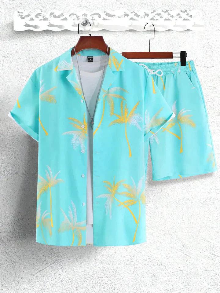 Dalex™ Tropical Breeze Palm Tree Print Set - LOVEZOE