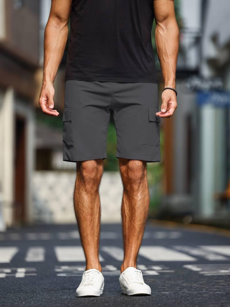 Jamie – lässige cargo-shorts mit taschen für herren - LOVEZOE