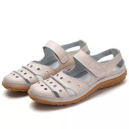 Blair - frühlings-sandalen mit bequemem klettverschluss - LOVEZOE