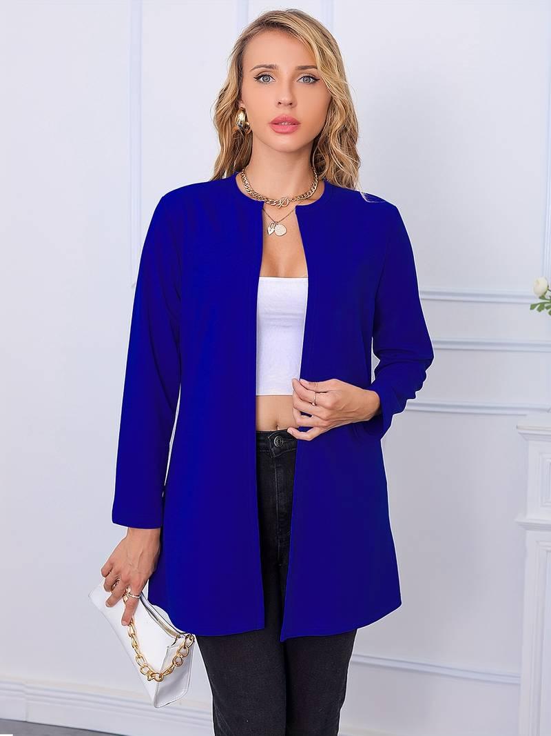 Olivia – lässiger blazer mit offener vorderseite - LOVEZOE