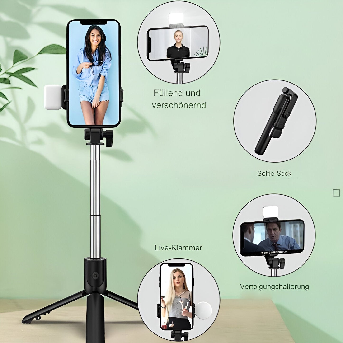 Perfekter Selfie-Stick | Smartphone-Gimbal-Stabilisator