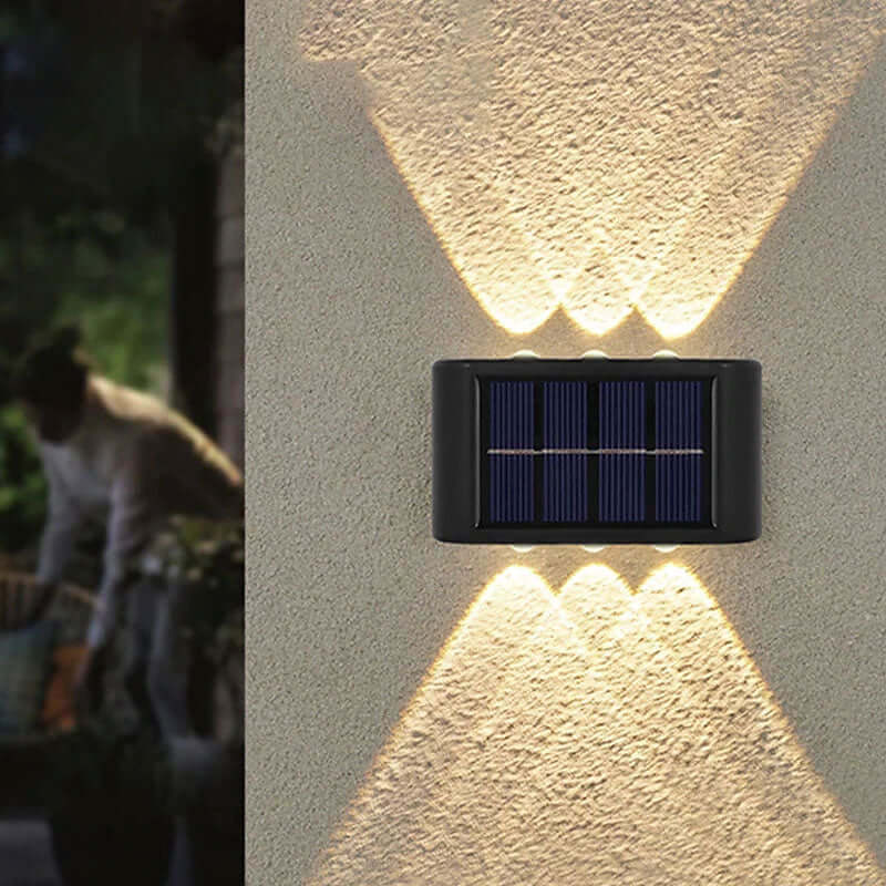 50% Rabatt | WallGlow™ Solar Außenwandleuchte