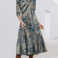 Midikleid mit Paisley-Print