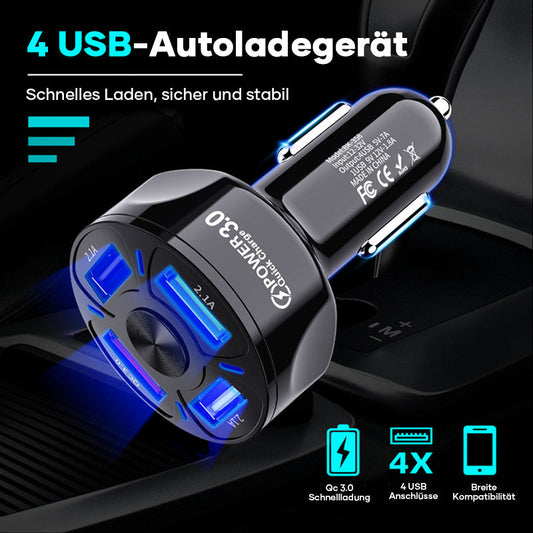 4-IN-1-Schnellladeanschluss für Auto