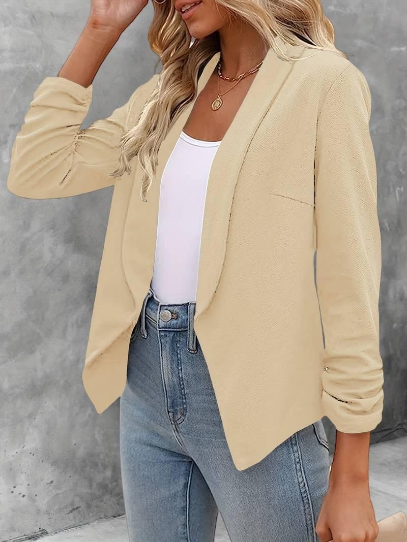 Isabella – stilvoller blazer mit offener vorderseite - LOVEZOE