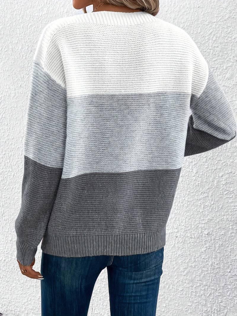 Lyra – stylischer pullover mit rundhalsausschnitt - LOVEZOE