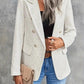 Mia – eleganter beige tweed-blazer für den frühling - LOVEZOE