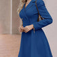 Elegantes Kleid mit Knopfrevers