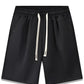 Anthony – 4-teiliges solides shorts-set mit kordelzug für herren - LOVEZOE