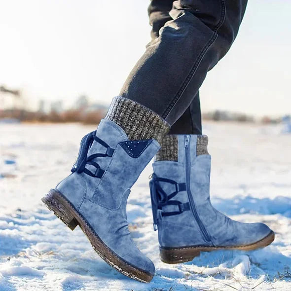 Wasserdichte Stiefel mit Reißverschluss