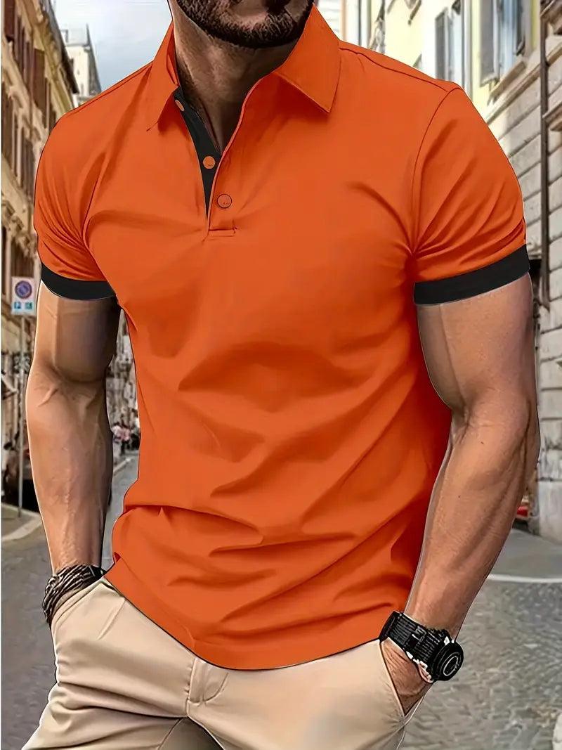 William – lässiges colorblock-shirt für herren - LOVEZOE