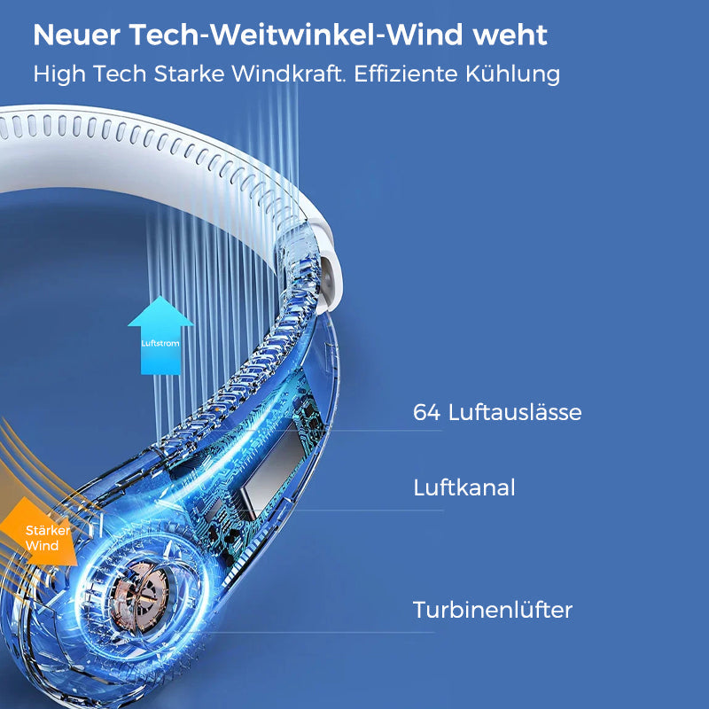 Blattloser Ventilator mit hängendem Hals