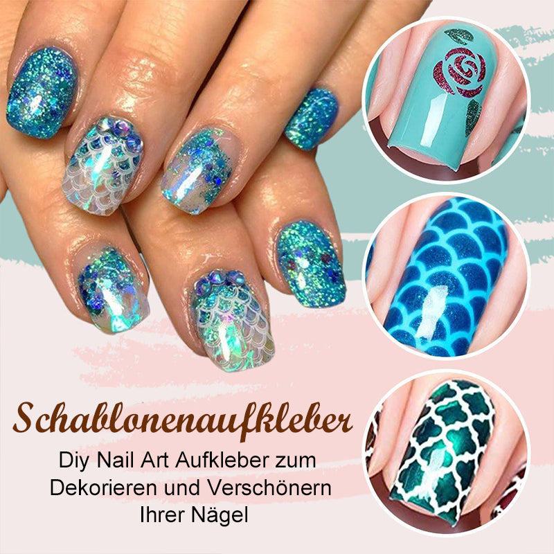 Kreativ Nagelaufkleber (144 Aufkleber)