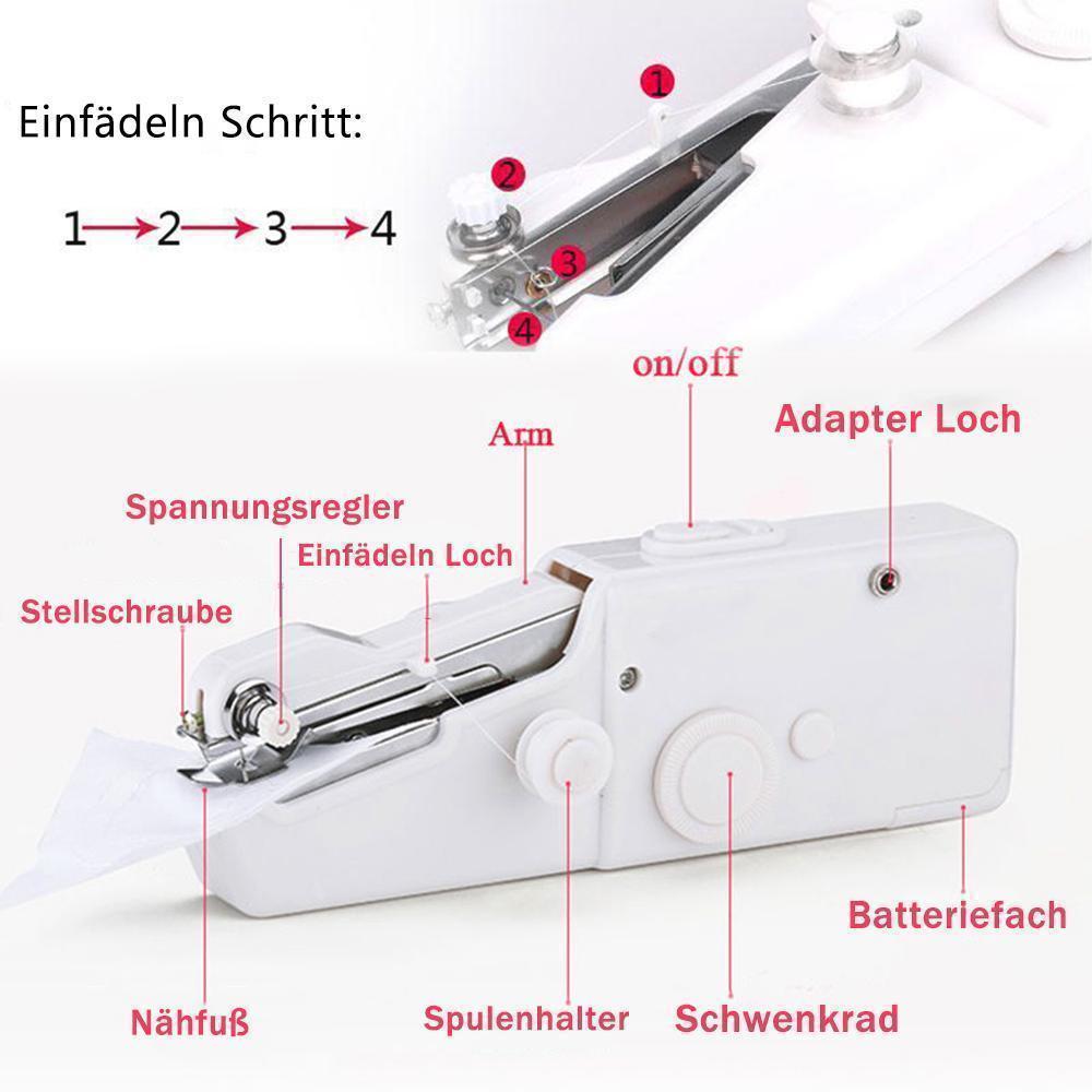 Mini Nähmaschine, Tragbare Handnähmaschine DIY Zuhause