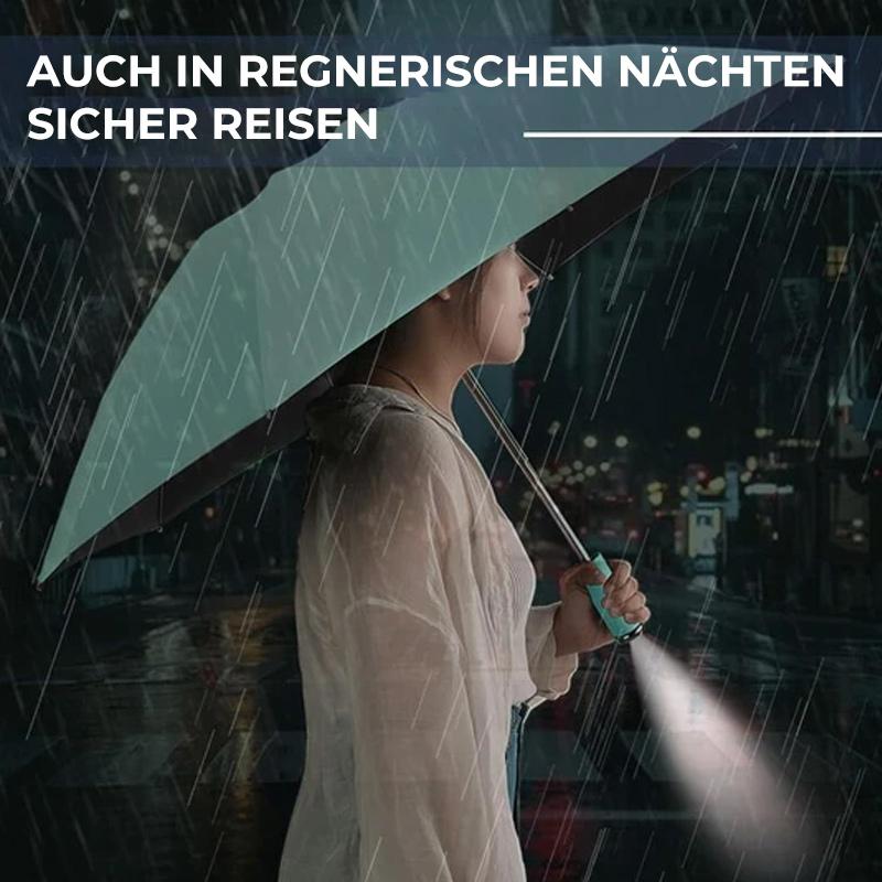 LED winddichter Sonnen- und Regenschirm