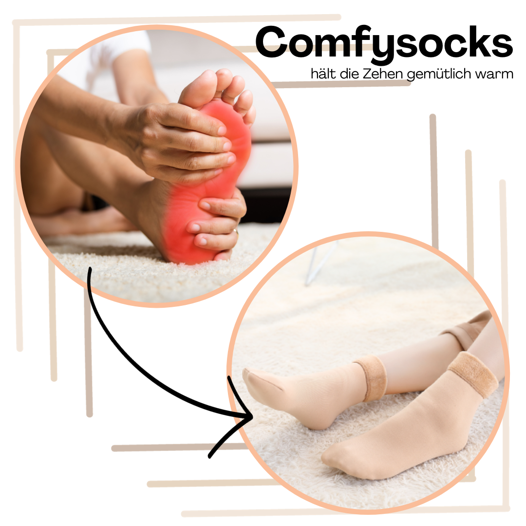 Comfysocks - Unisex Einheitsgröße - für warme Fußmomente