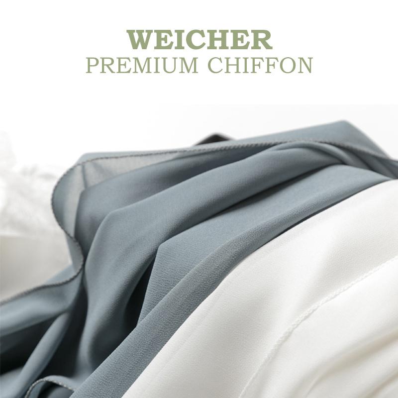 Chiffon Eisseide Hose mit weitem Bein