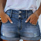 Natalie – gerippte jeansshorts für frühling/sommer - LOVEZOE